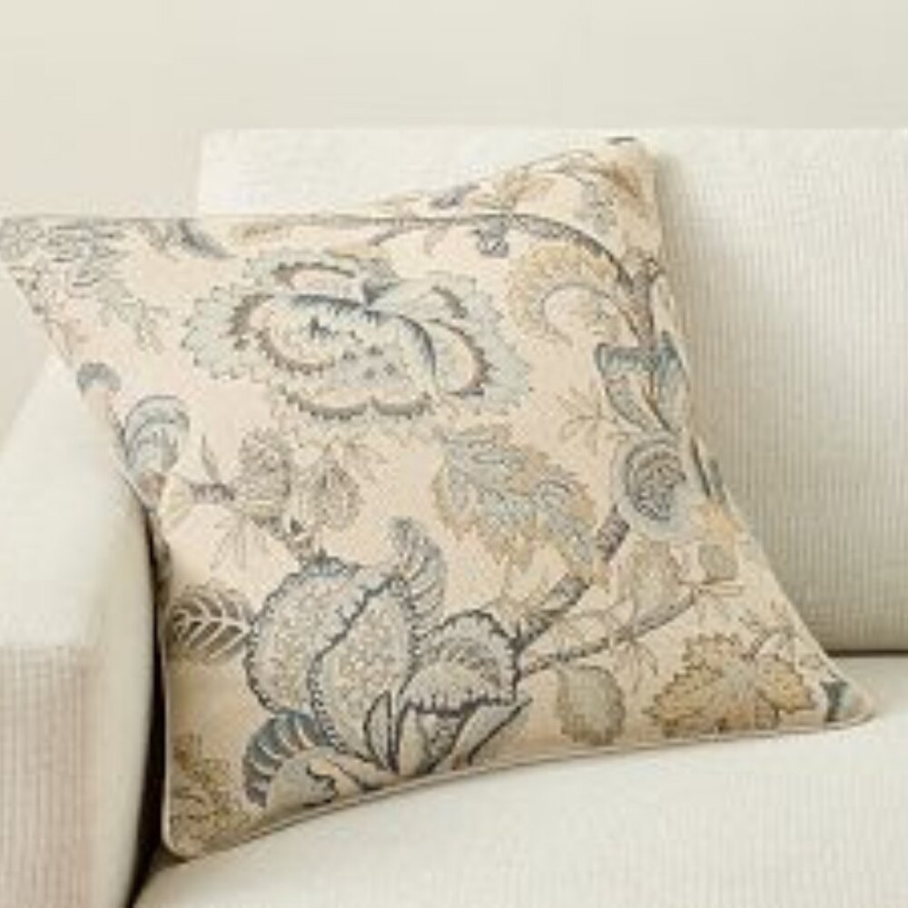 Pottery Barn Azalea Palampore Printed Pillow Cover